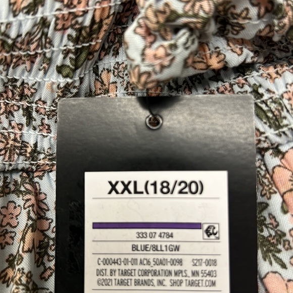 Girls Smocked Short Sleeve Dress - XXL (18/20) - Picture 13 of 13